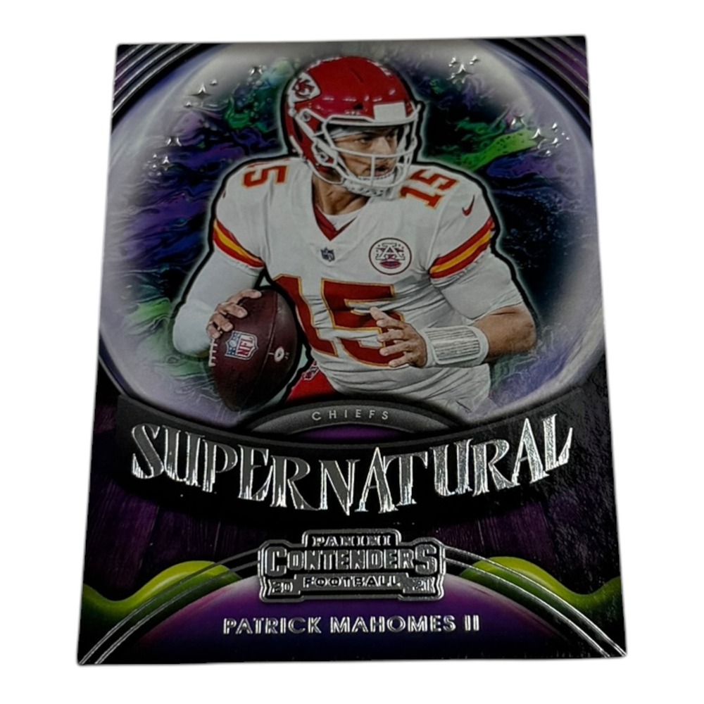 2021 Panini Contenders Supernatural Patrick Mahomes II SN-PMA Kansas City Chiefs